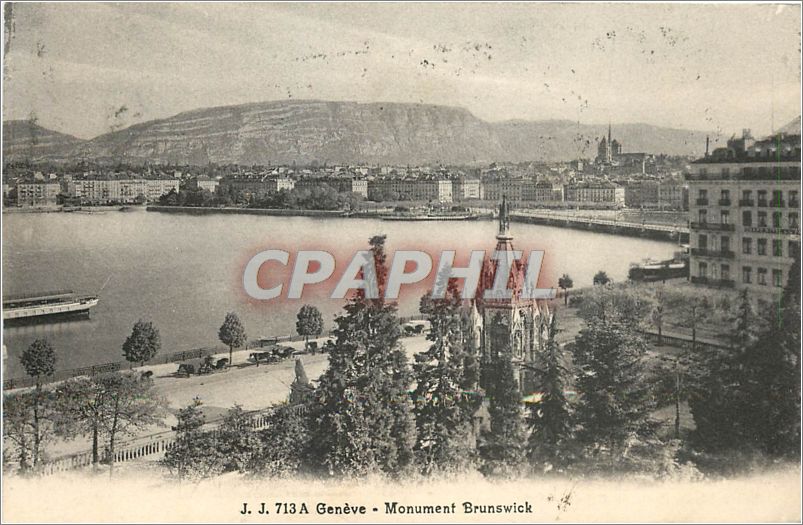 CPA Geneve Monument Brunswick 