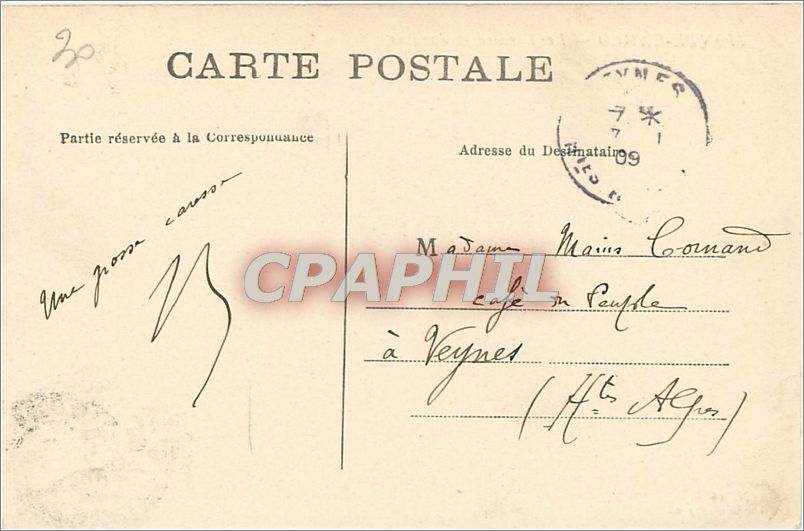 CPA Monte Carlo Le Theatre et Jardins  — Rückseite