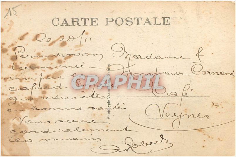 Verdun — Rue et coin de la Place d'Armes après le bombardement — L. C. H., Visé Paris, n°528 — Back