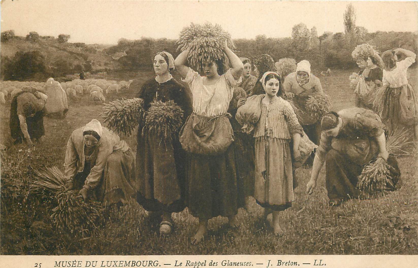 CPA Musee du Luxembourg Le Rappel des Glaneuses 