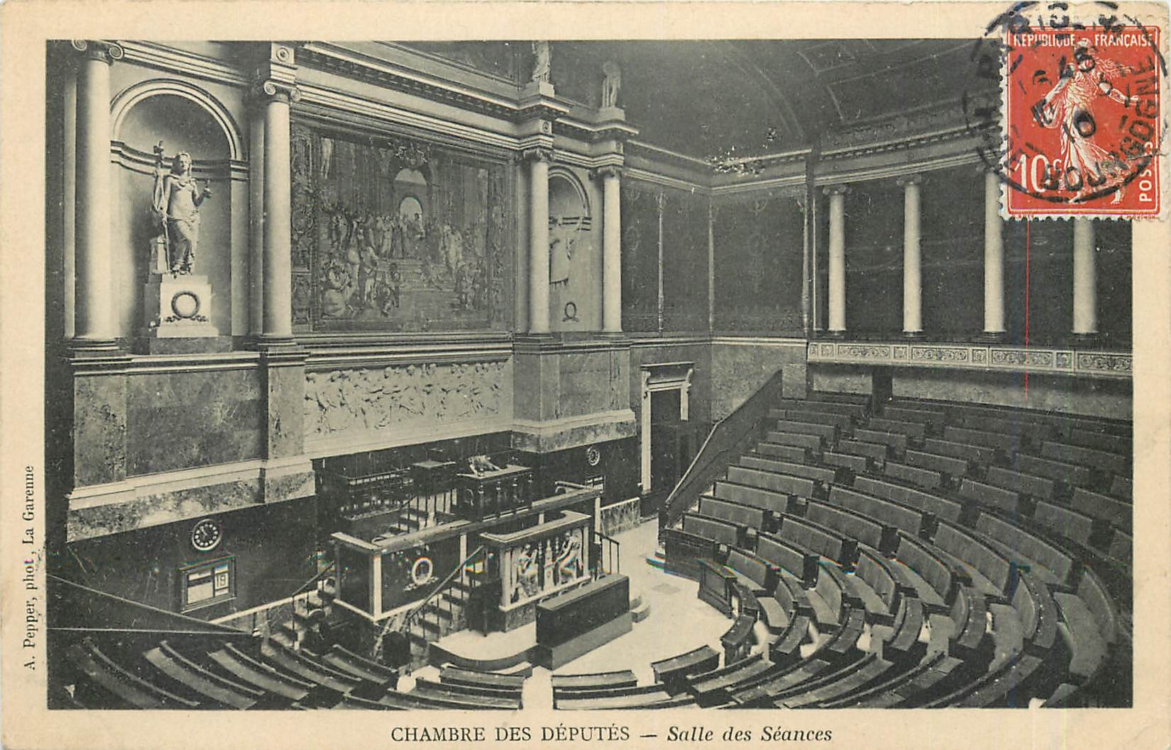 CPA Chambre des Deputes Salle des Seances 
