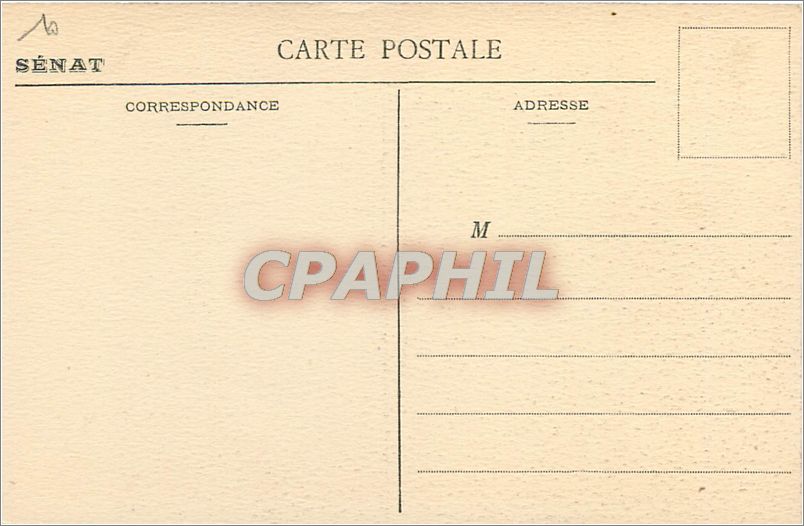 CPA Luxembourg Jardin Harde de Cerfs  — Rückseite