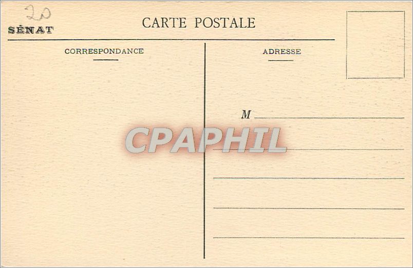CPA Luxembourg Jardin Le bassin central  — Rückseite