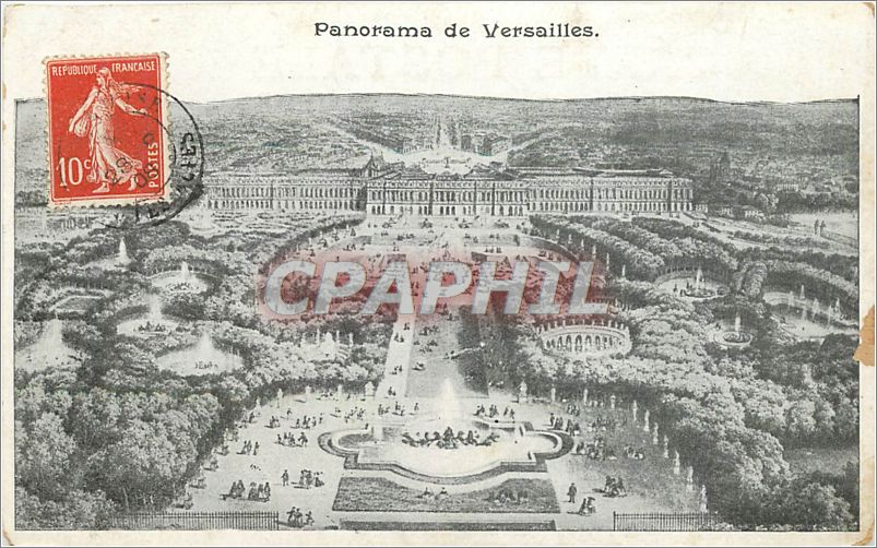 CPA Panorama de Versailles 