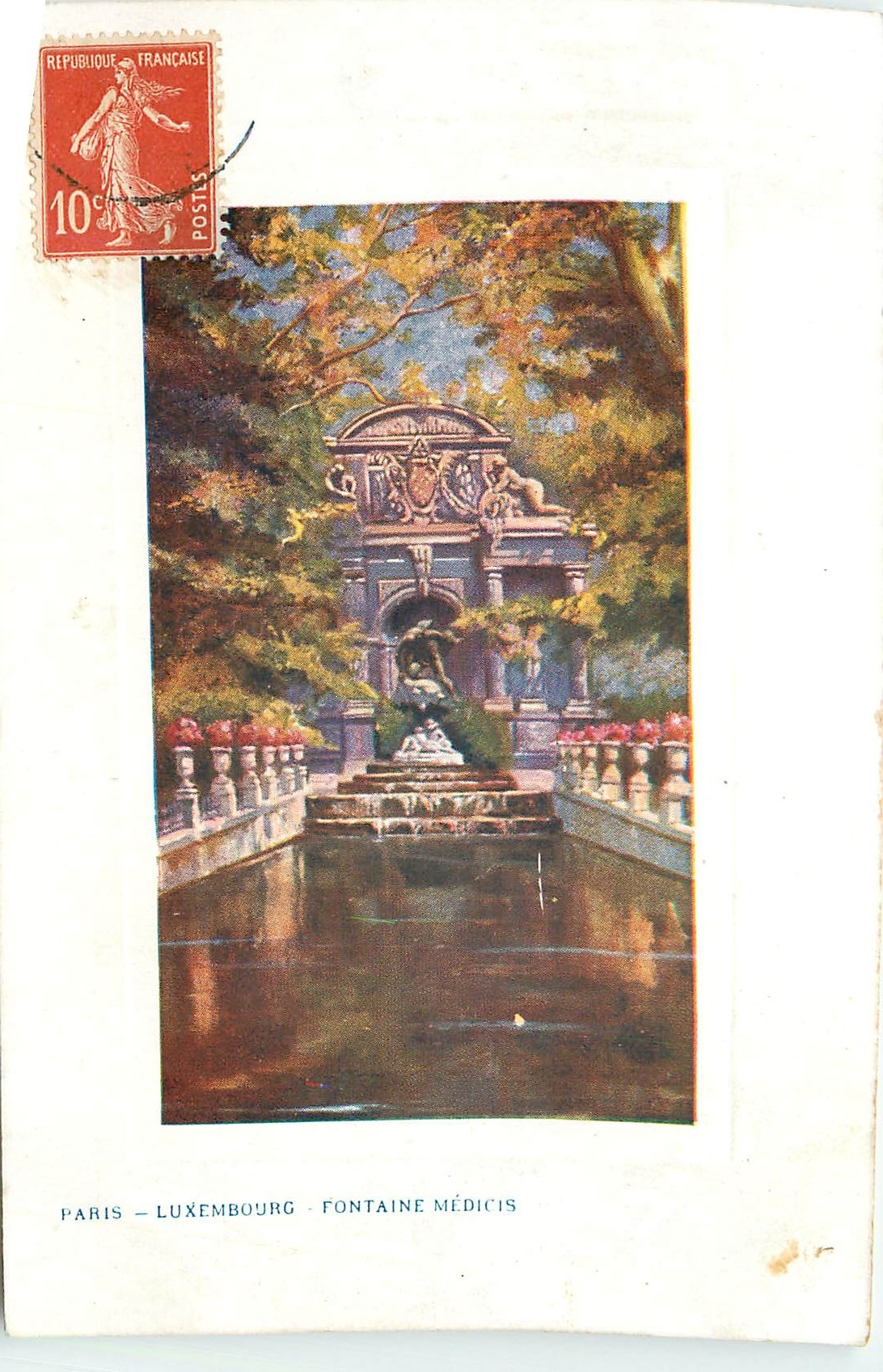 CPA Paris Luxembourg Fontaine Medicis 