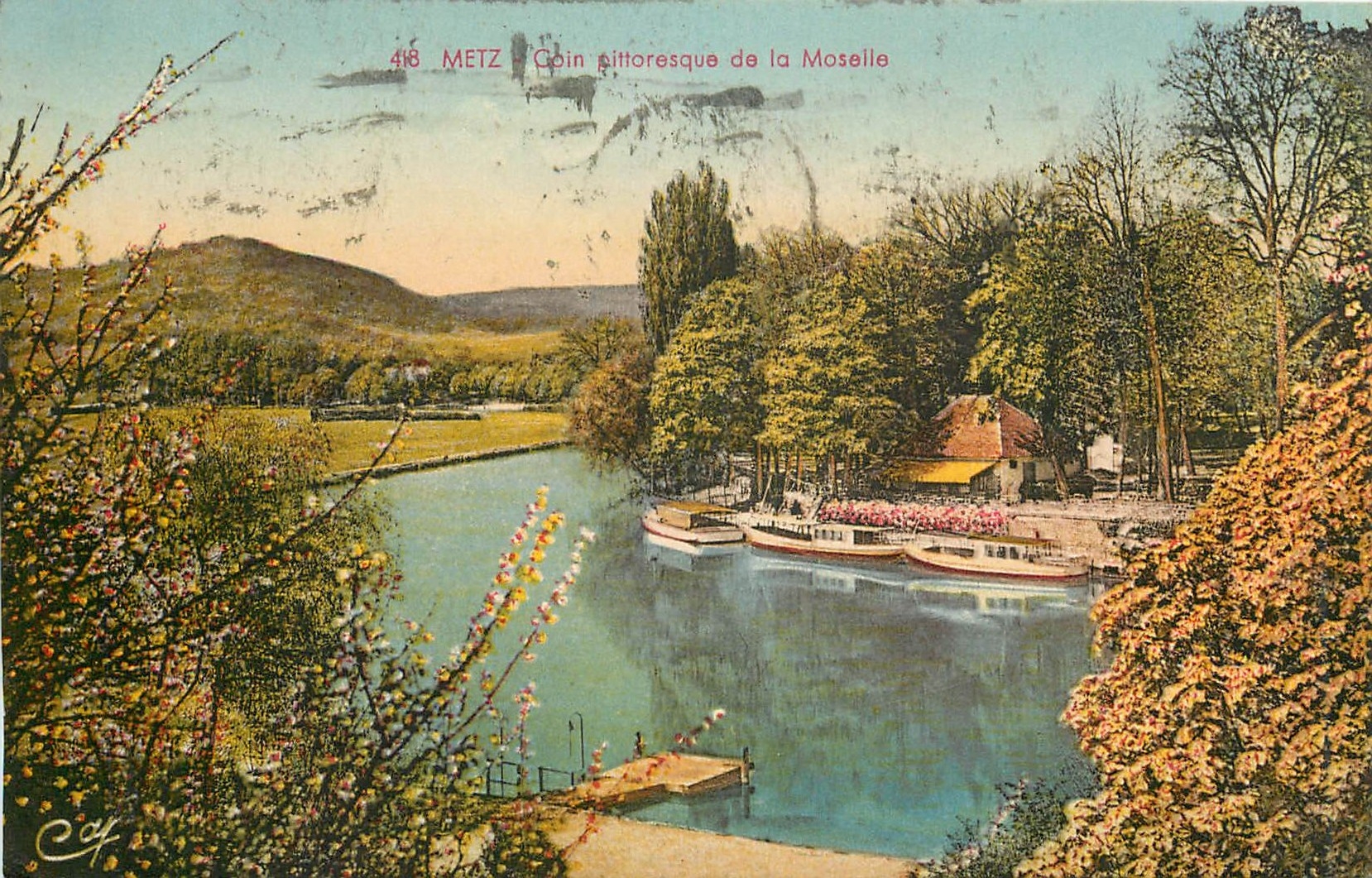 CPA Metz Coin pittoresque de la Moselle 