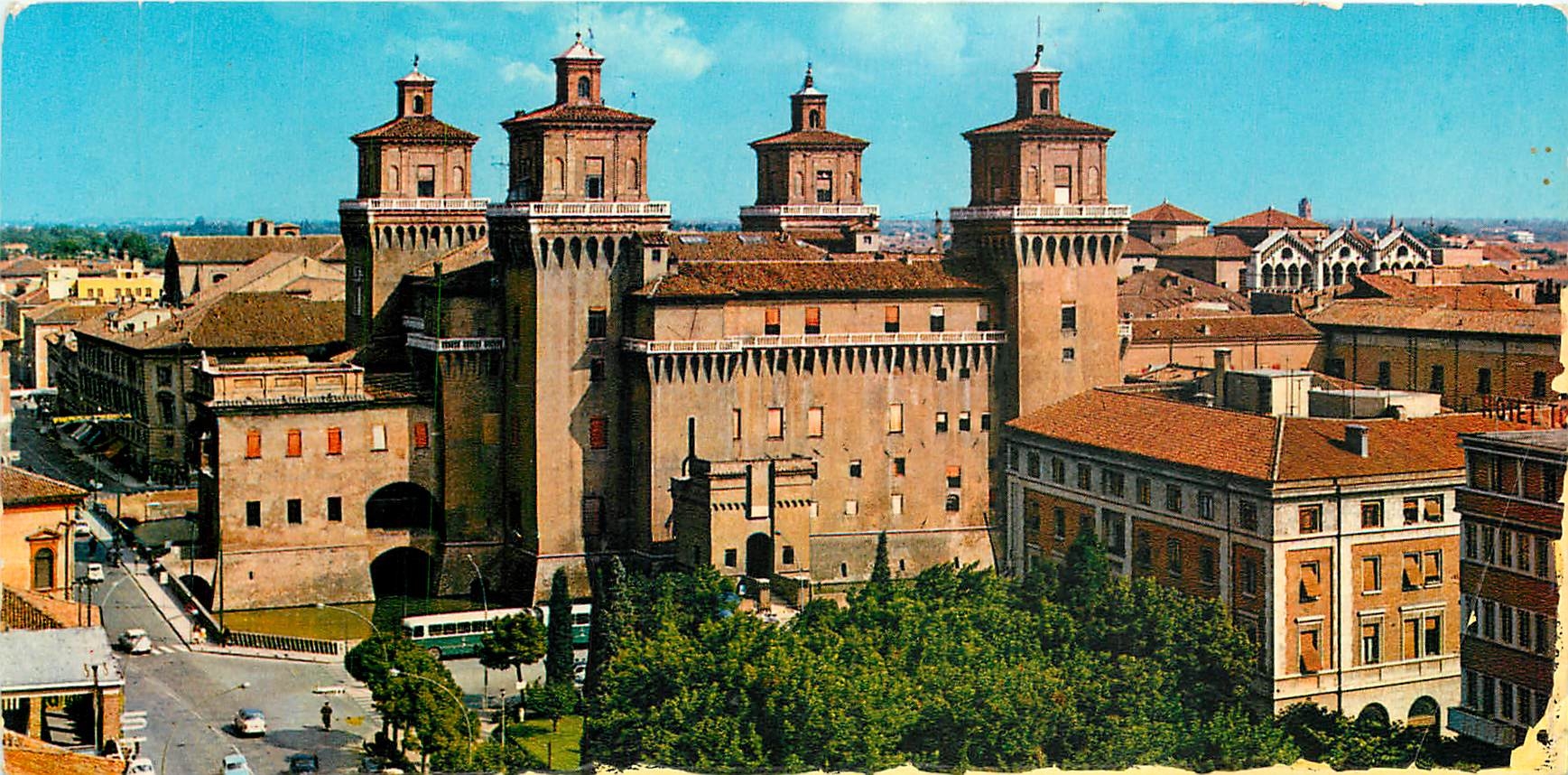 CPA Ferrara Chateau Estense et Jardin Cavour 