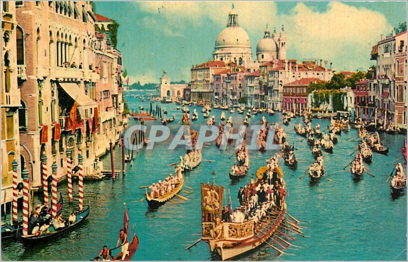 CPA Venezia Canal Grande et Regate 