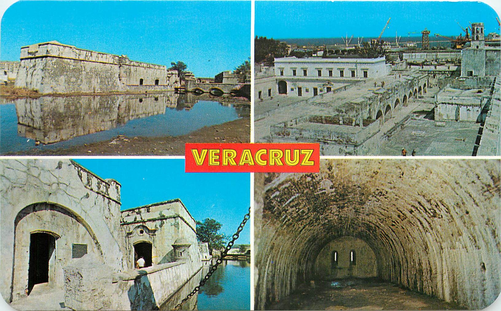 CPM Aspectos del Castillo de San Juan de Ulua Veracruz Mexico 
