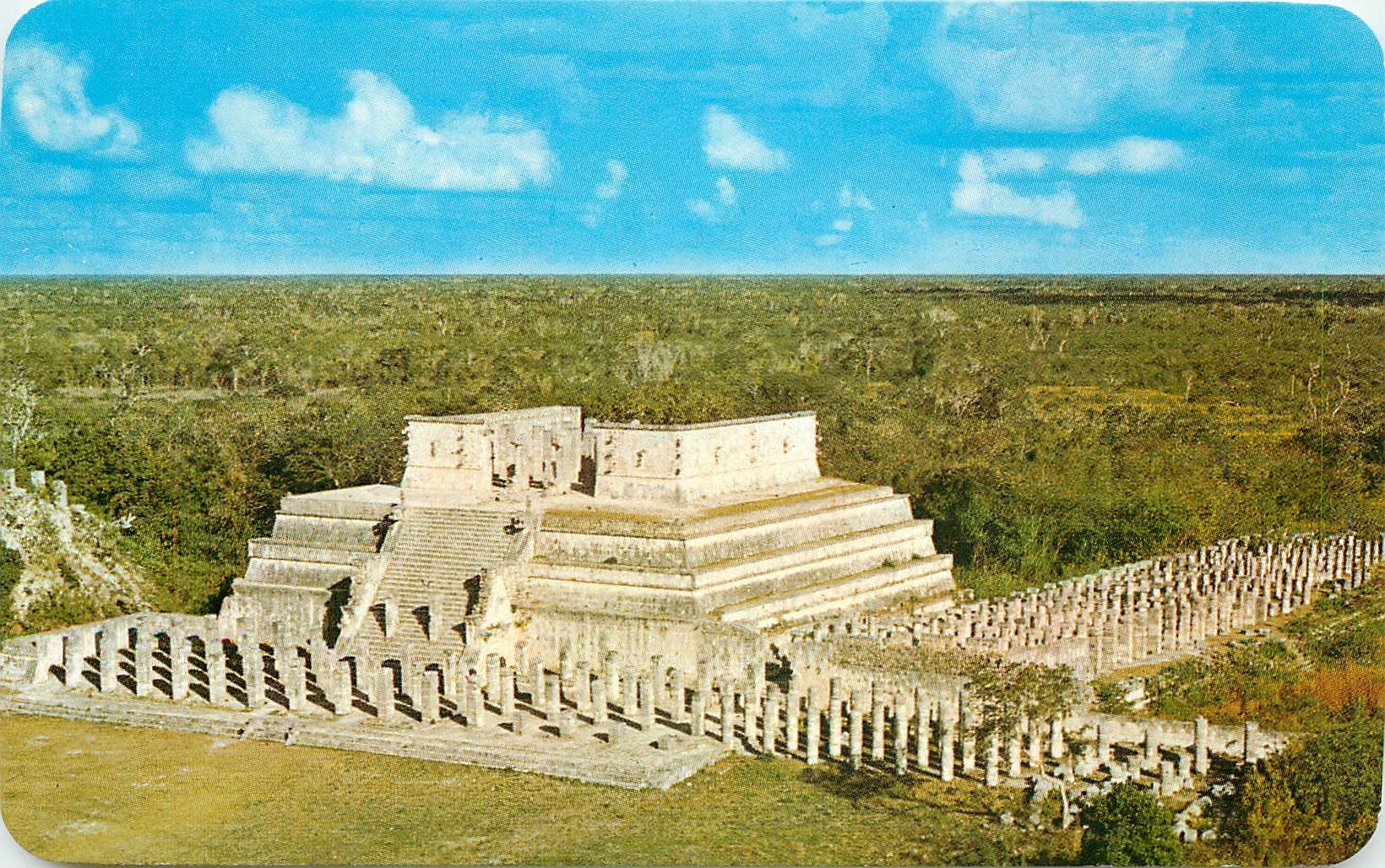 CPM El Templo de los Guerreros y las Mil Columnas Yuc Mexico 