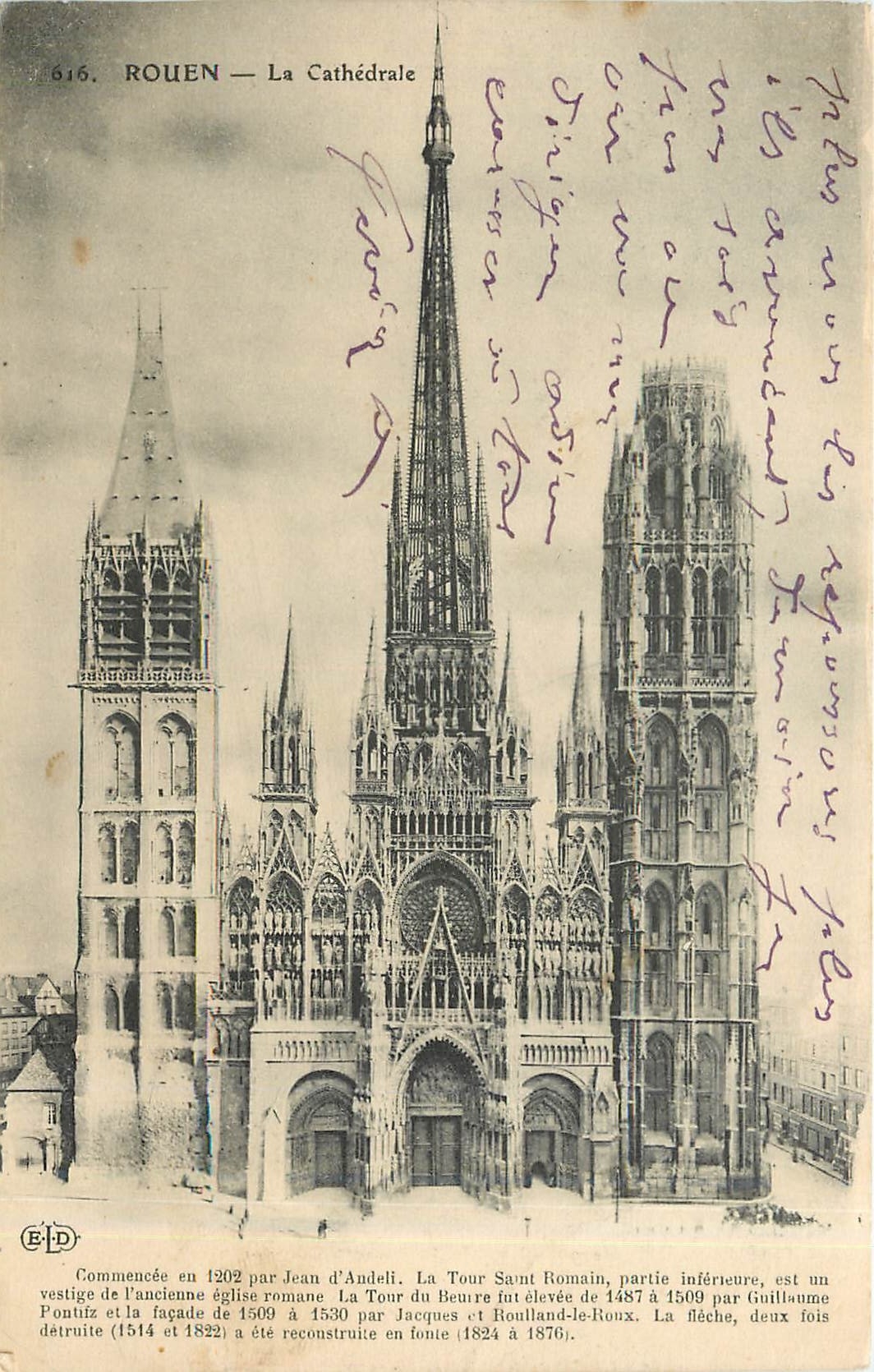 CPA Rouen La Cathedrale 