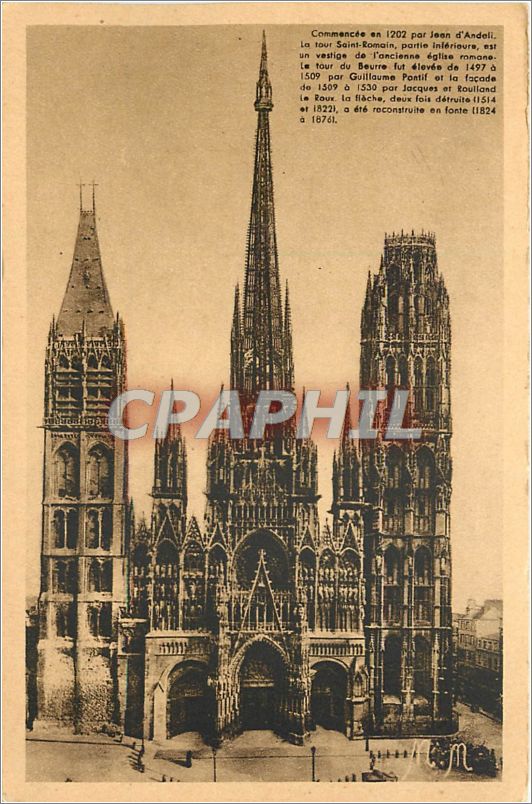 CPA Rouen la Ville Musee La Cathedrale 