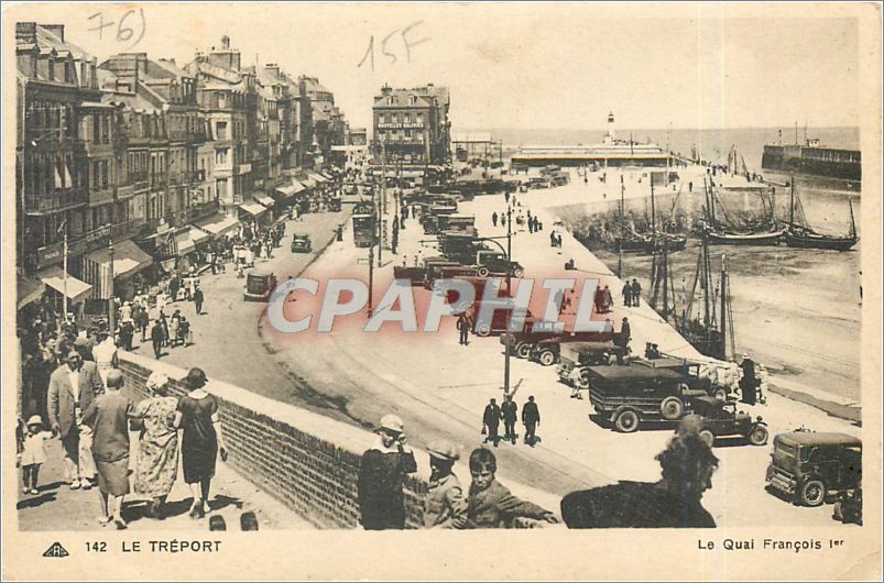 CPA Le Treport Le Quai Francois 