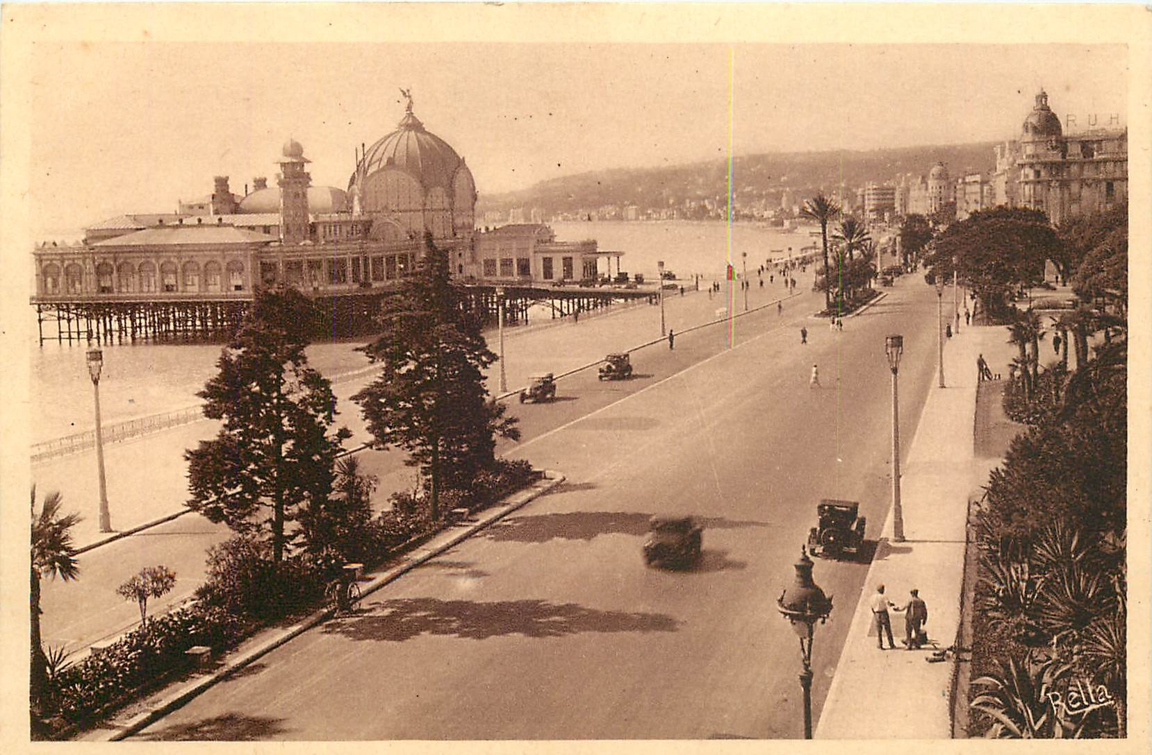 CPA Nice Le Casino de la Jetee et la Promenade des Anglais 