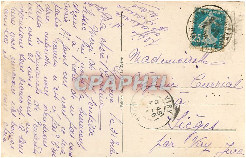 CPA Mme Rosy Medec  — Rückseite