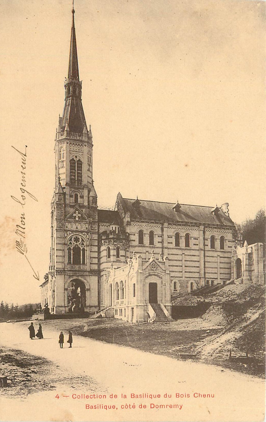 CPA Collection de la Basilique du Bois Chenu Basilique cote de Domremy 