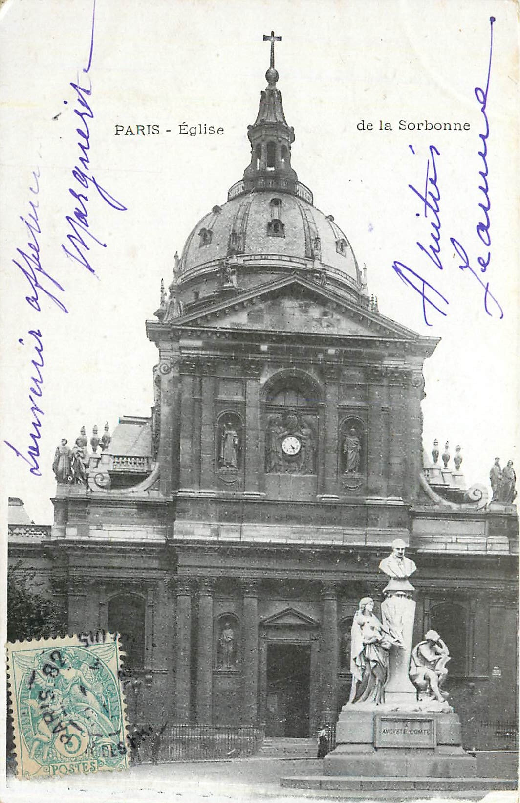 CPA Paris Eglise de la Sorbonne 