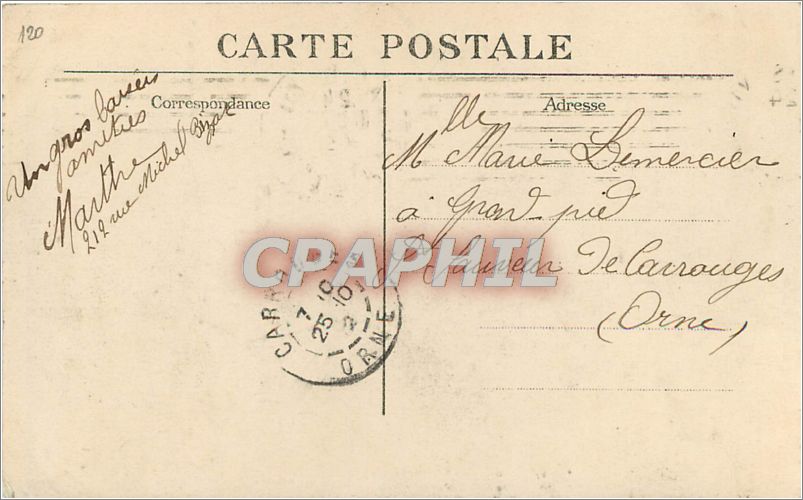 CPA Paris Cours de Vincennes Les Colonnes du Trone  — Rückseite
