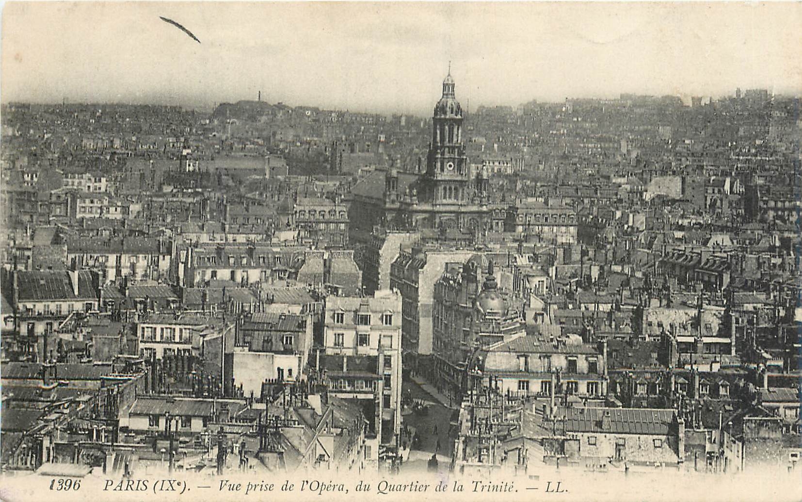 CPA Paris Vue prise de l'Opera du Quartier de la Trinite 