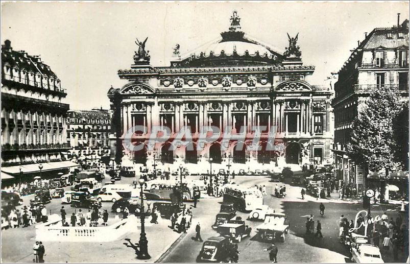 CPM Paris L'Opera et la Place 