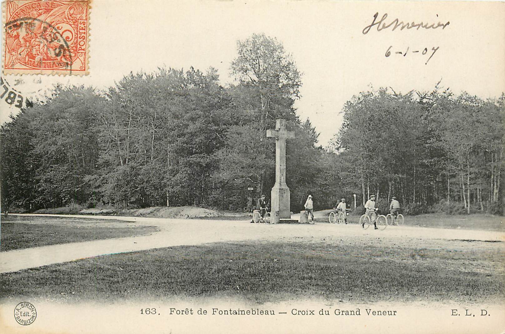 Forêt de Fontainebleau — Kreuz des Grand Veneur — SIRANE Edit. Paris