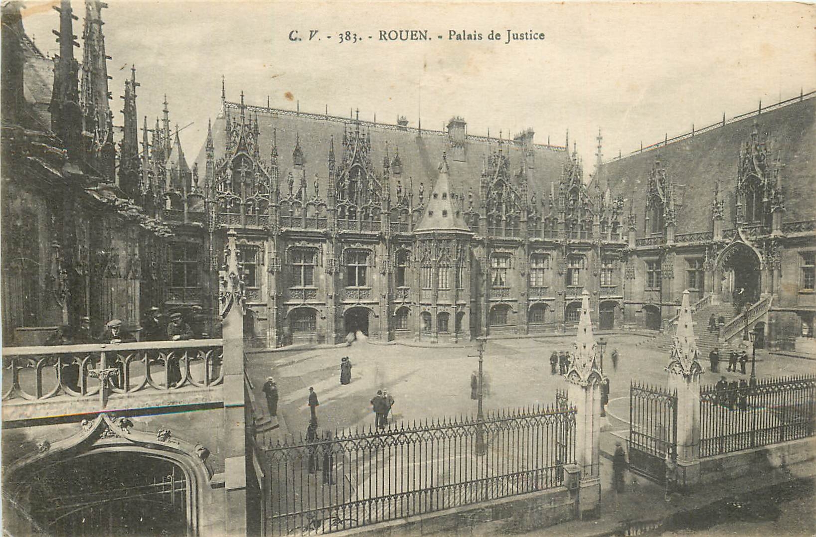 CPA Rouen Palais de Justice 