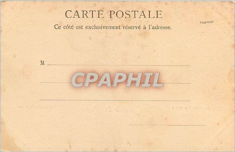 CPA ND de Bonsecours Souvenir de Rouen  — Verso