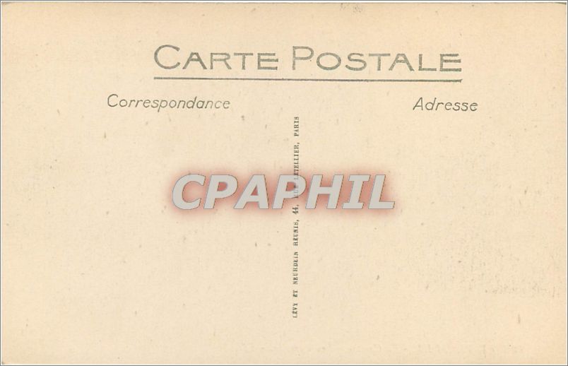 CPA Le Treport Le Casino Les Falaises  — Rückseite