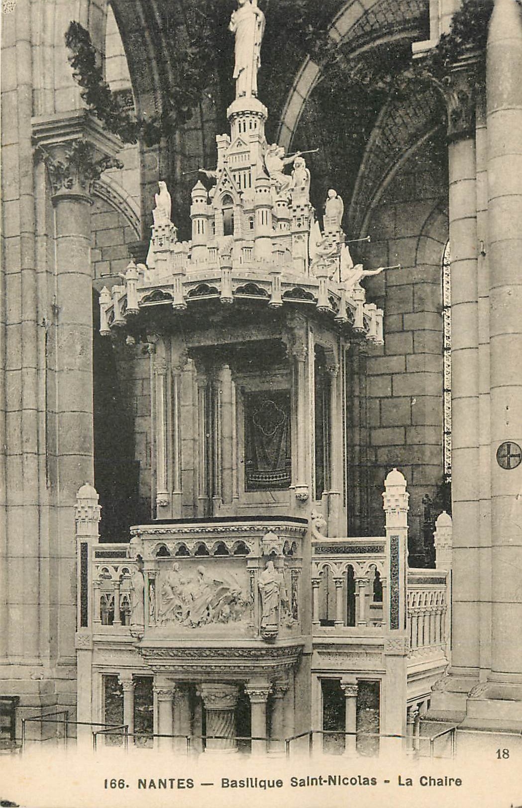 CPA Nantes Basilique Saint Nicolas La Chaire 
