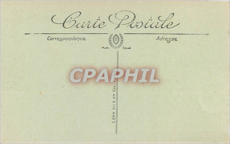 CPA Lille Le monument de Desrousseaux  — Rückseite