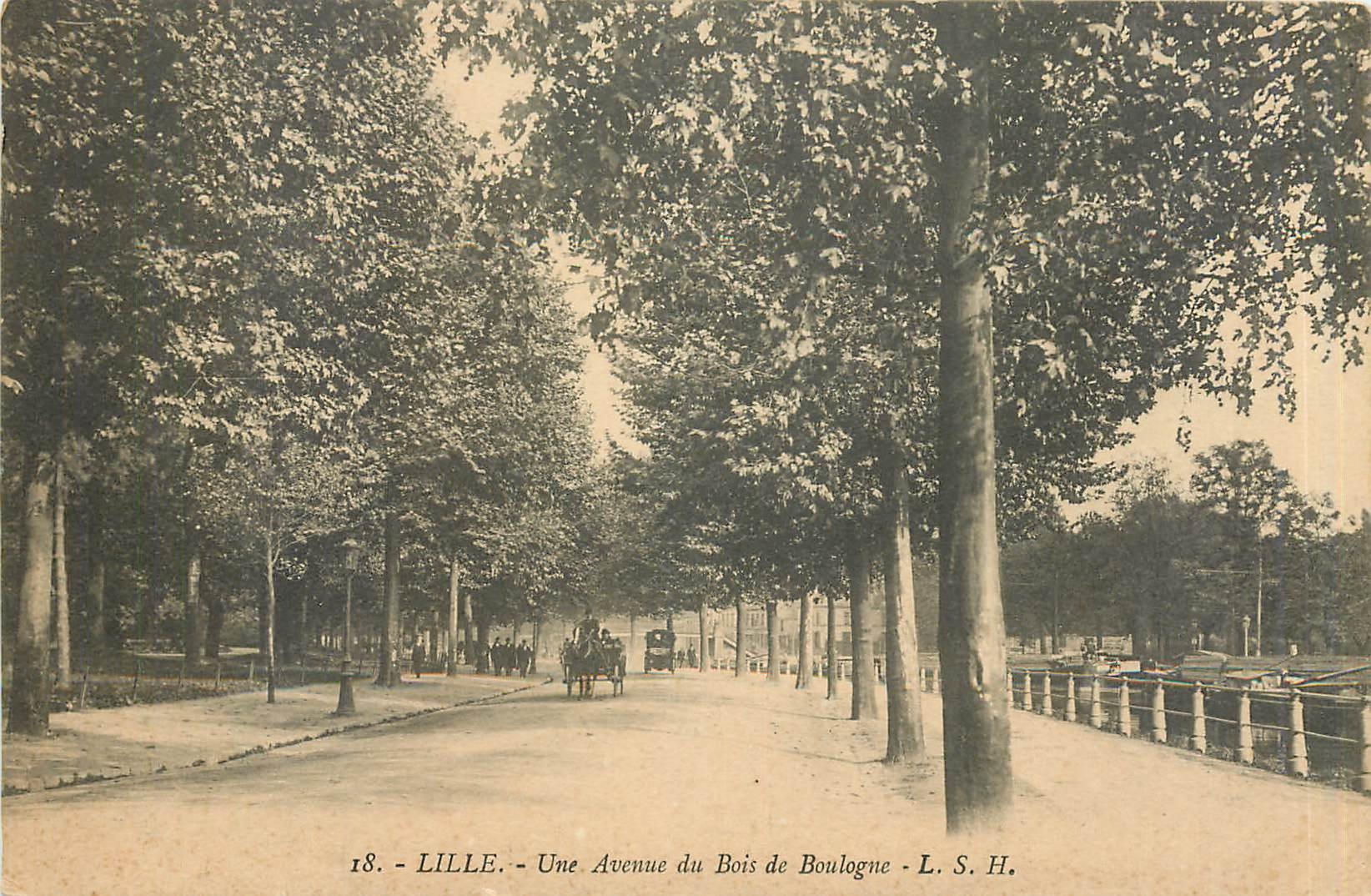 CPA Lille Une Avenue du Bois de Boulogne 