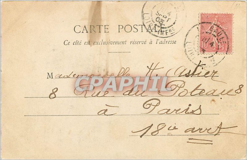 CPA La Baule Vue generale des Ouais  — Rückseite