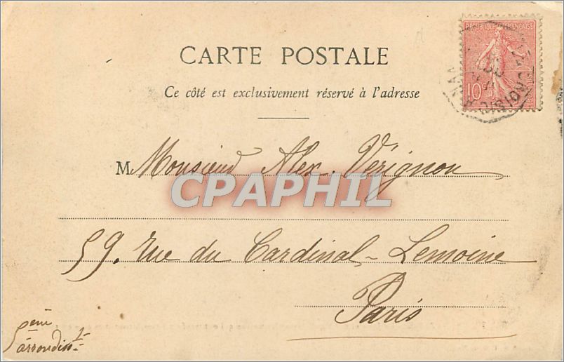 CPA Nantes St Nazaire La Jetee et sa Chapelle avant les travaux qui ont transforme complement ce coi — Rückseite