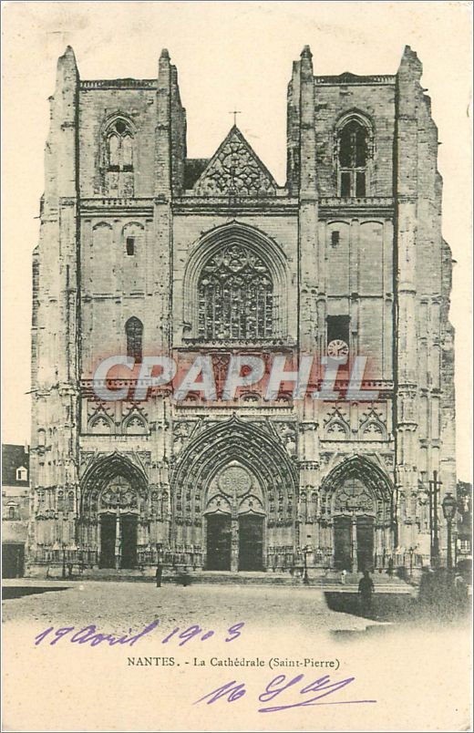 CPA Nantes La Cathedrale Saint Pierre 