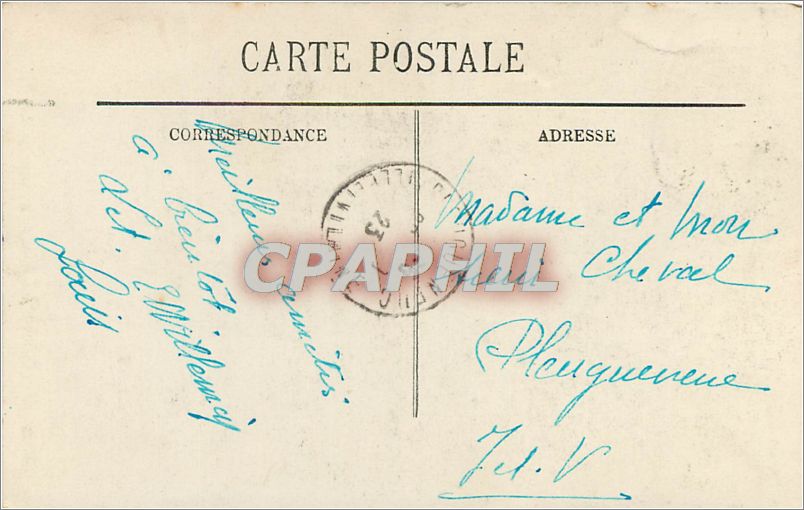 CPA Solesmes Cheminees du Refectoire  — Rückseite