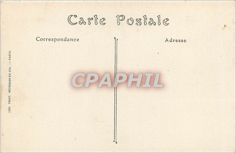 CPA Fecamp Vue generale prise de la Falaise d'Aval  — Rückseite