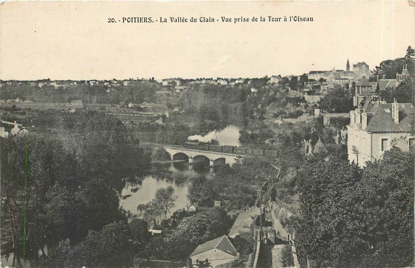 Poitiers - La Vallée du Clain - Vue prise de la Tour à l'Oiseau