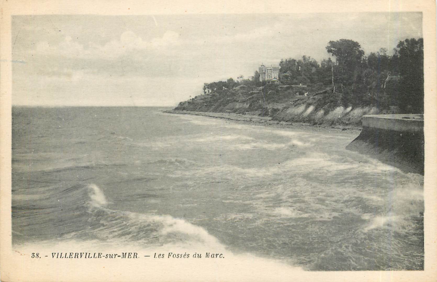 CPA Villerville sur Mer Les Fosses du Marc 