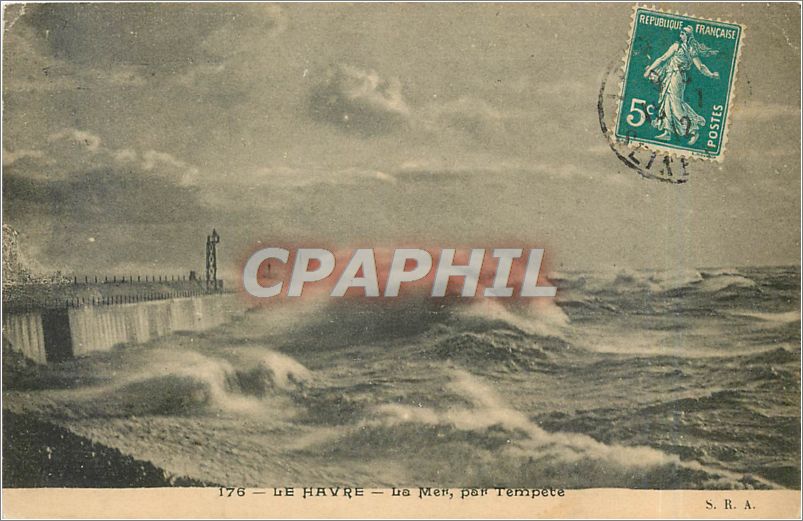 CPA Le Havre La Mer par Temete 