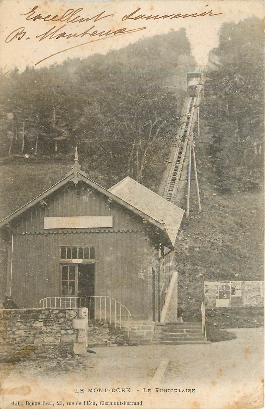 CPA Le Mont Dore Le Funiculaire 