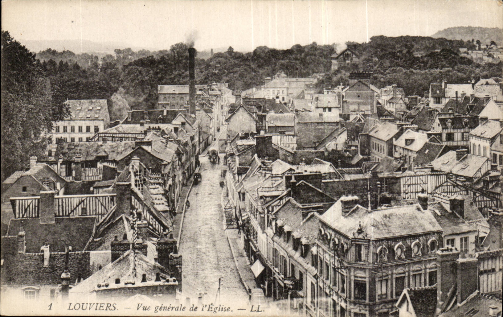 Louviers - Vue Generale de l'Eglise - CPA 