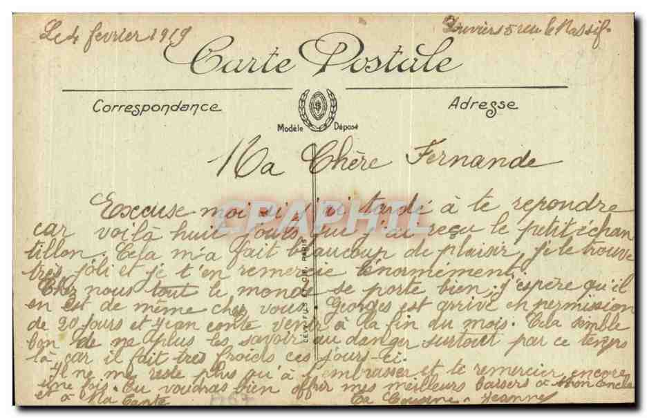 Louviers - Vue Generale de l'Eglise - CPA  — Rückseite
