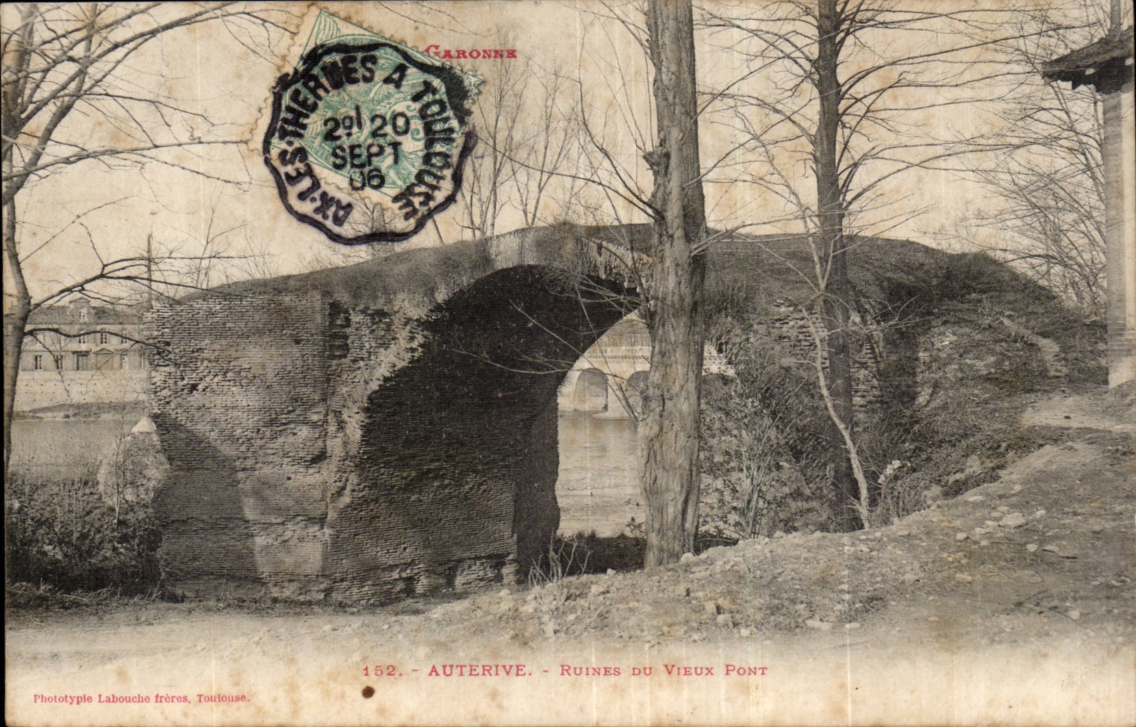 auterive - Ruines du Vieux Pont - CPA 
