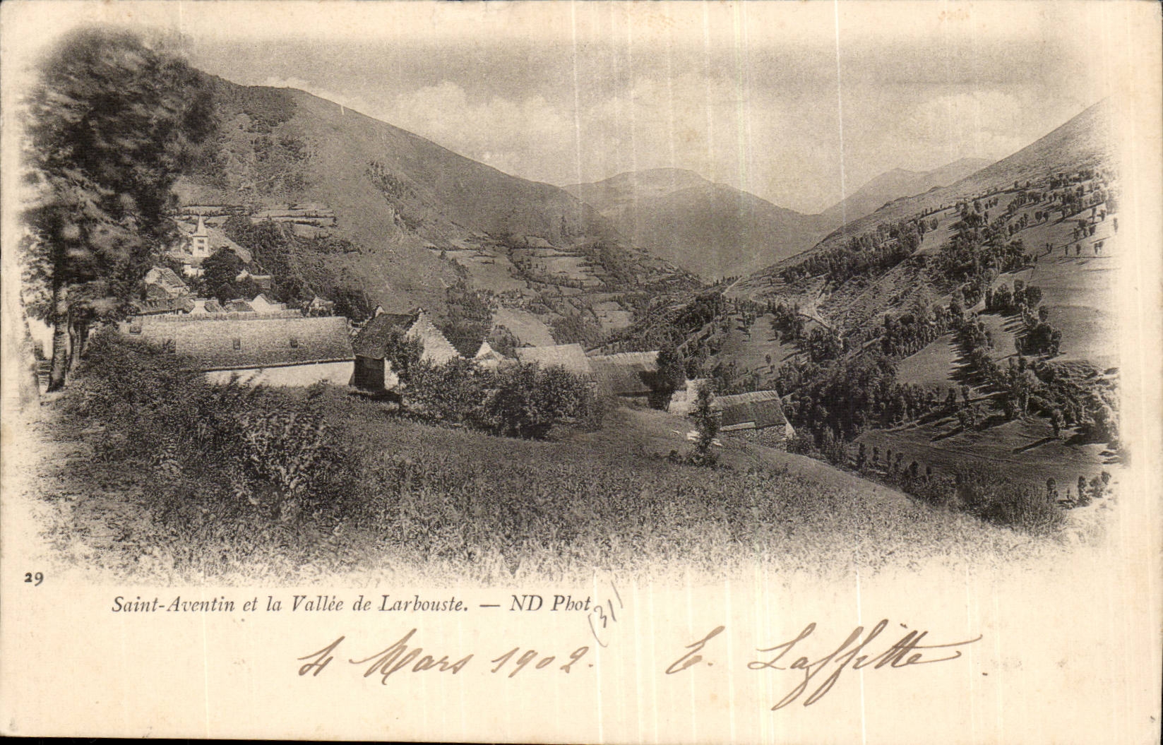 Saint-Aventin et la Vallée de Larbouste — ND Pbot. — E. Laffitte - Recto