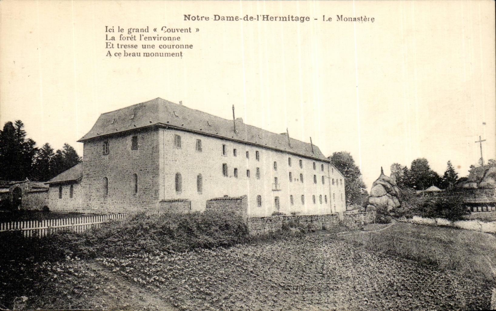 Notre dame de l'Hermitage - la Monestere - Ici le plus grand Couvent - CPA 