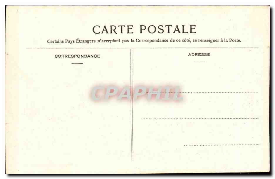 Barbotan (Gers) — Établissement des Bains sulfureux à eau courante — J. Barrieu, phot. Fleurance (Gers) — Rückseite