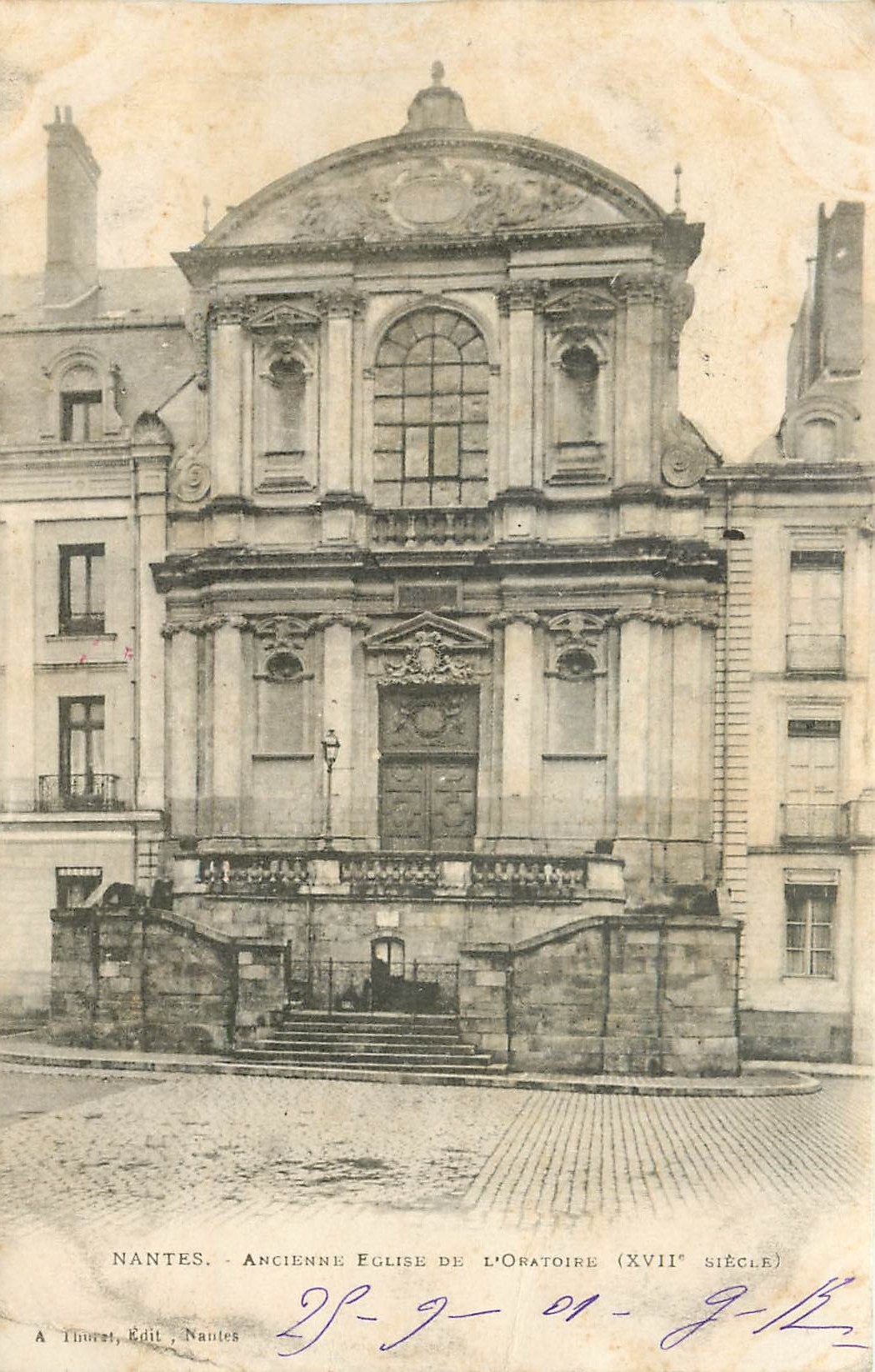CPA Nantes Ancienne Eglise de l'Oratoire 
