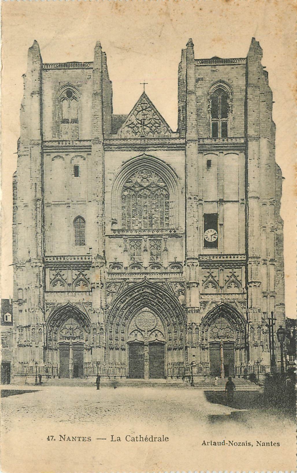 CPA Nantes La Cathedrale 