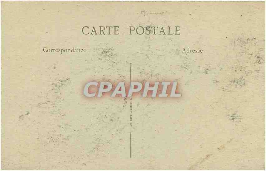 CPA Lyon Gare de Perrache Hotel Terminus et Hospice Debrousse  — Rückseite