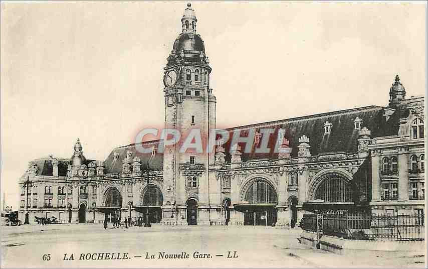 CPA La Rochelle La Nouvelle Gare 
